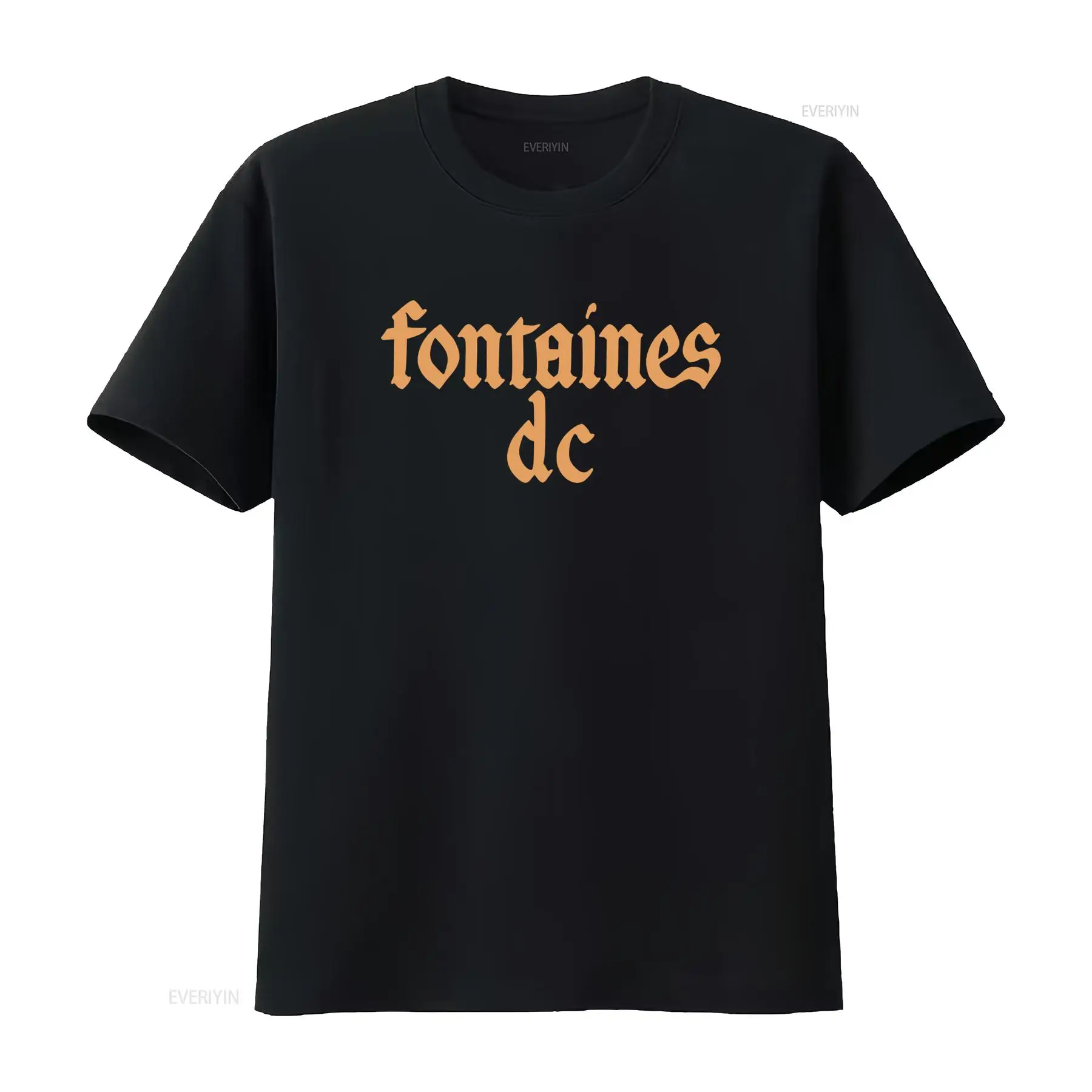 Vintage Flannel Shirt - Fontaines D C 'Gothic Logo' Black