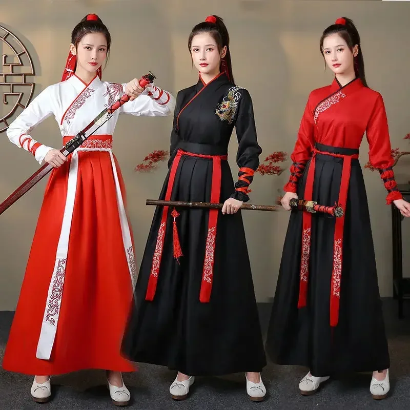 Vintage Fashion For Mens - Modern Hanfu Women Top Skirt 2