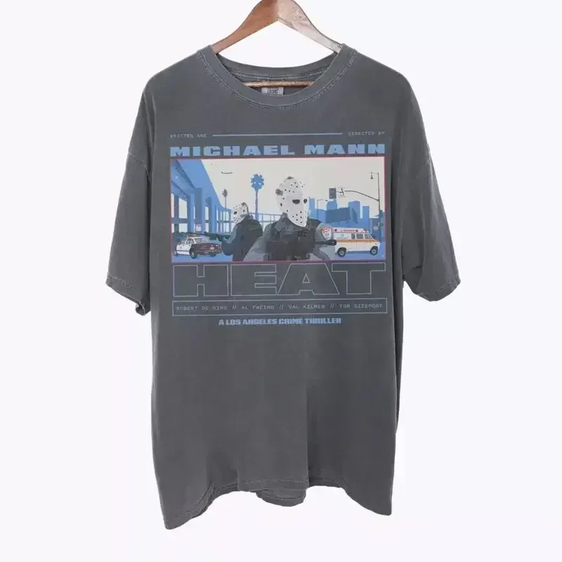 Vintage Flannel Shirt - 1995 Heat Movie T Shirt Vintage