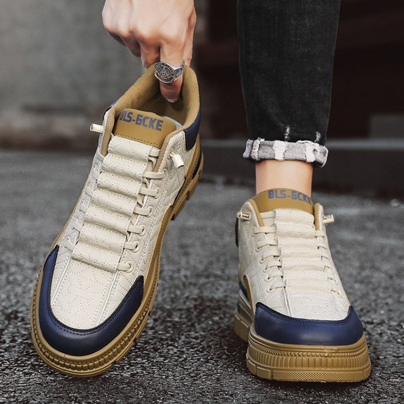 Vintage Fashion For Mens - Slip-On Platform Men's Boots Spring Autumn