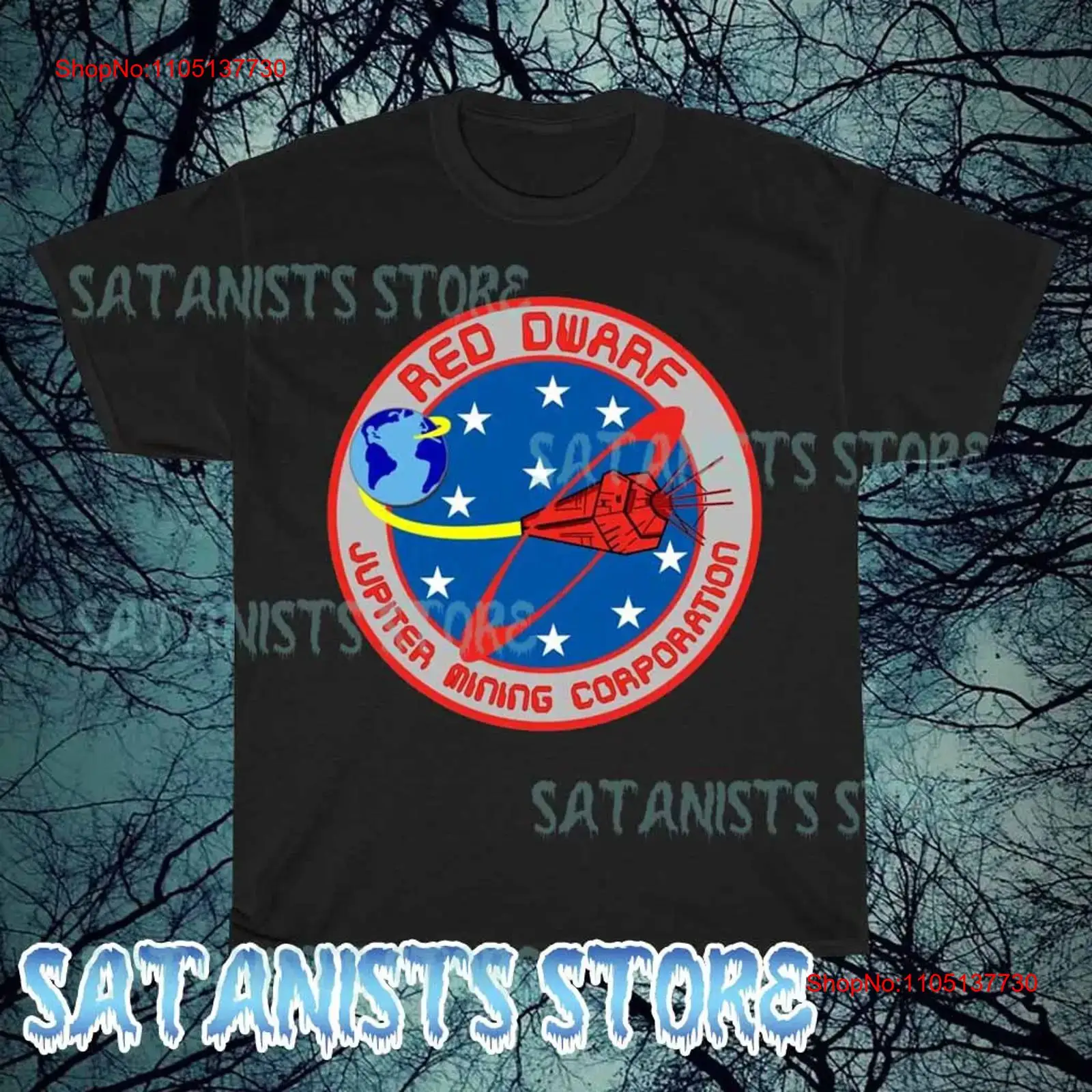 New Red Dwarf Logo Men's T shi - Vintage Fashion Logo 评论和价格