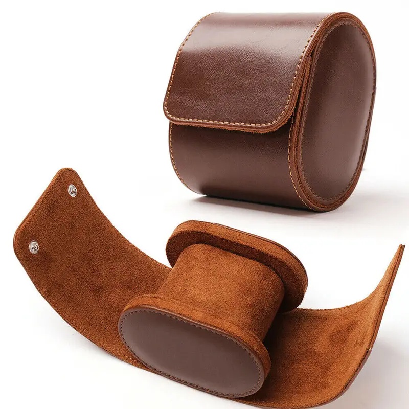 Single Watch Roll Travel Case  - Vintage Fashion Tags 评论和价格