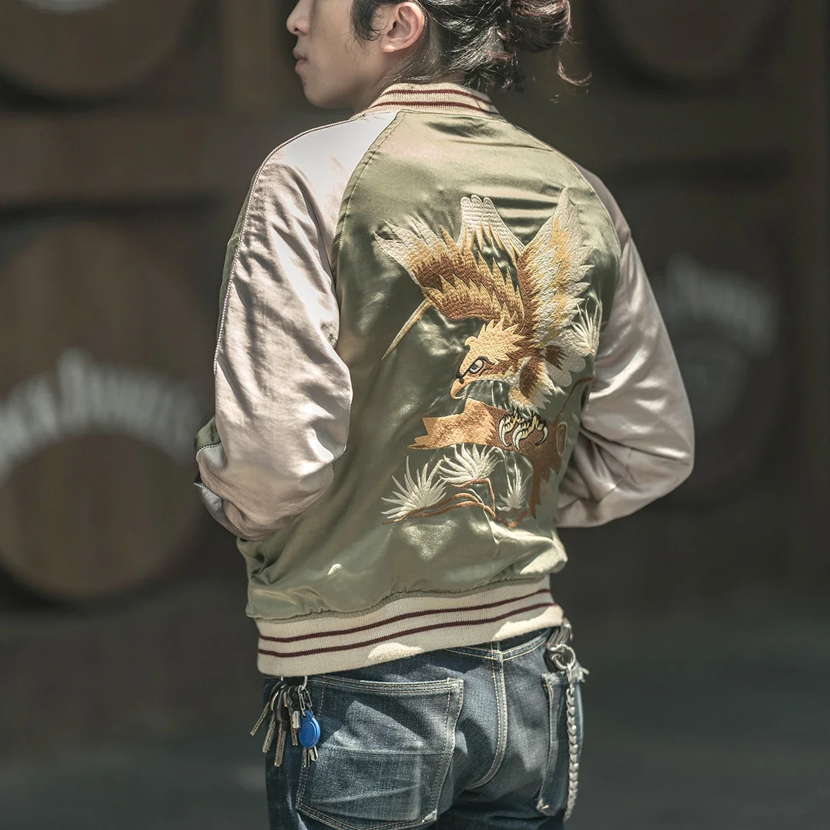 Non Stock Suka Reversible Souv - Varsity Jacket Wool 评论和价格