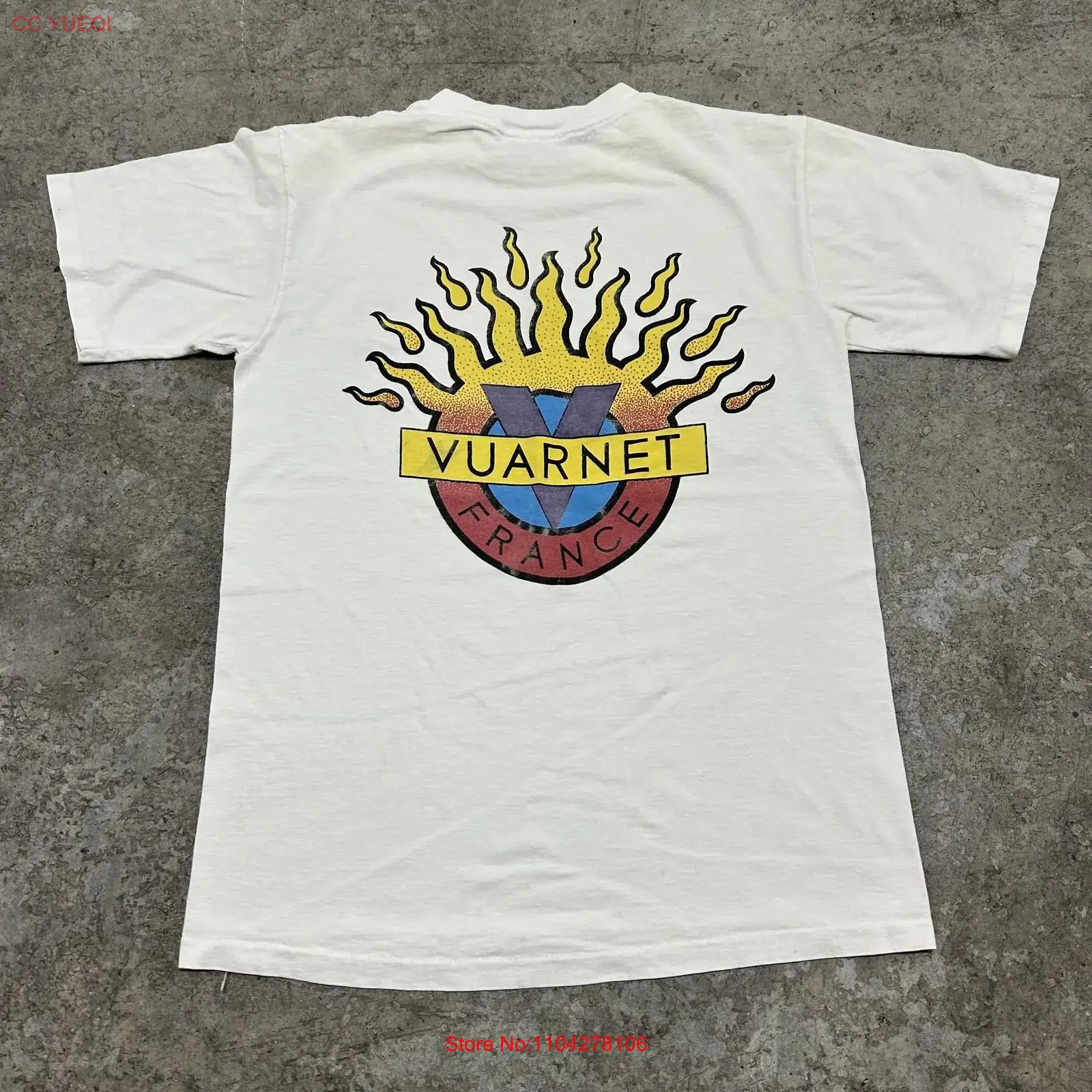 Vintage VuarneT T Shirt Mens M - Vintage Fashion Logo 评论和价格