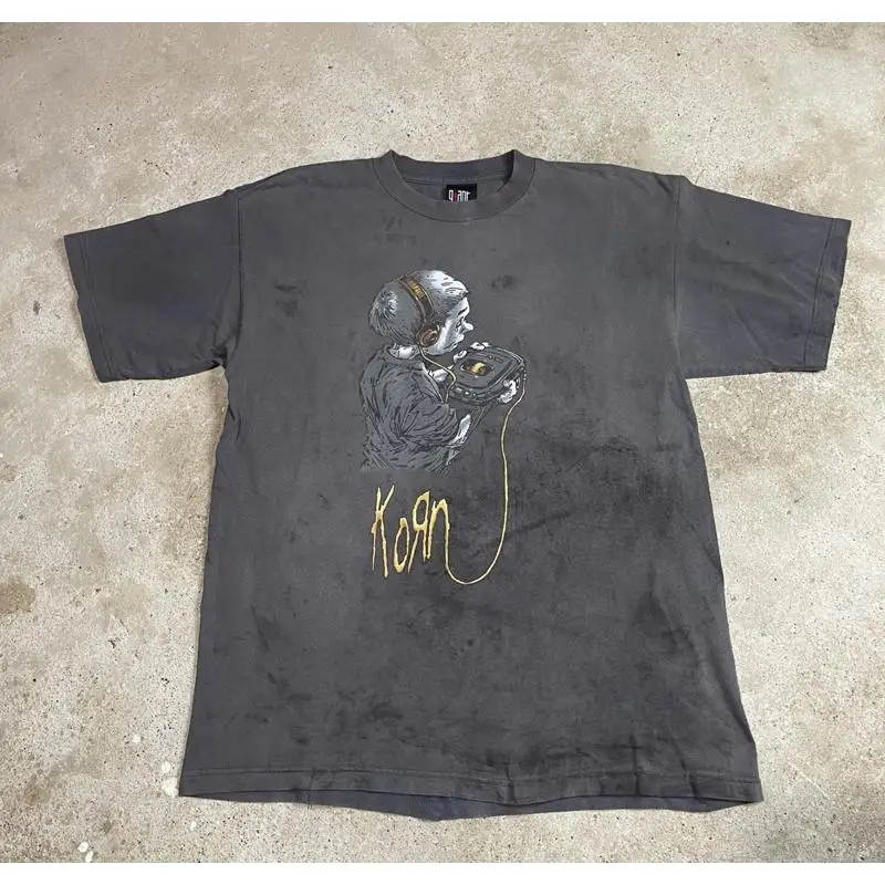 Vintage KORN Follow The Leader - Band Tee Faded 90S 评论和价格