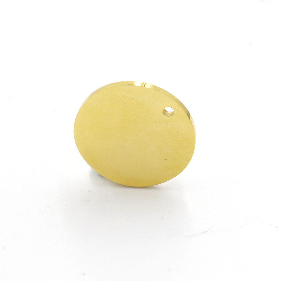 50pcs 8-30mm Gold Color Mirror - Vintage Fashion Tags 评论和价格
