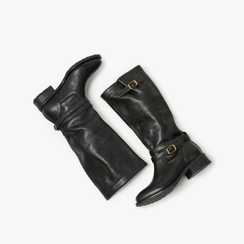 BEAUTODAY Long Boots Women She - Vintage Fashion Boots 评论和价格