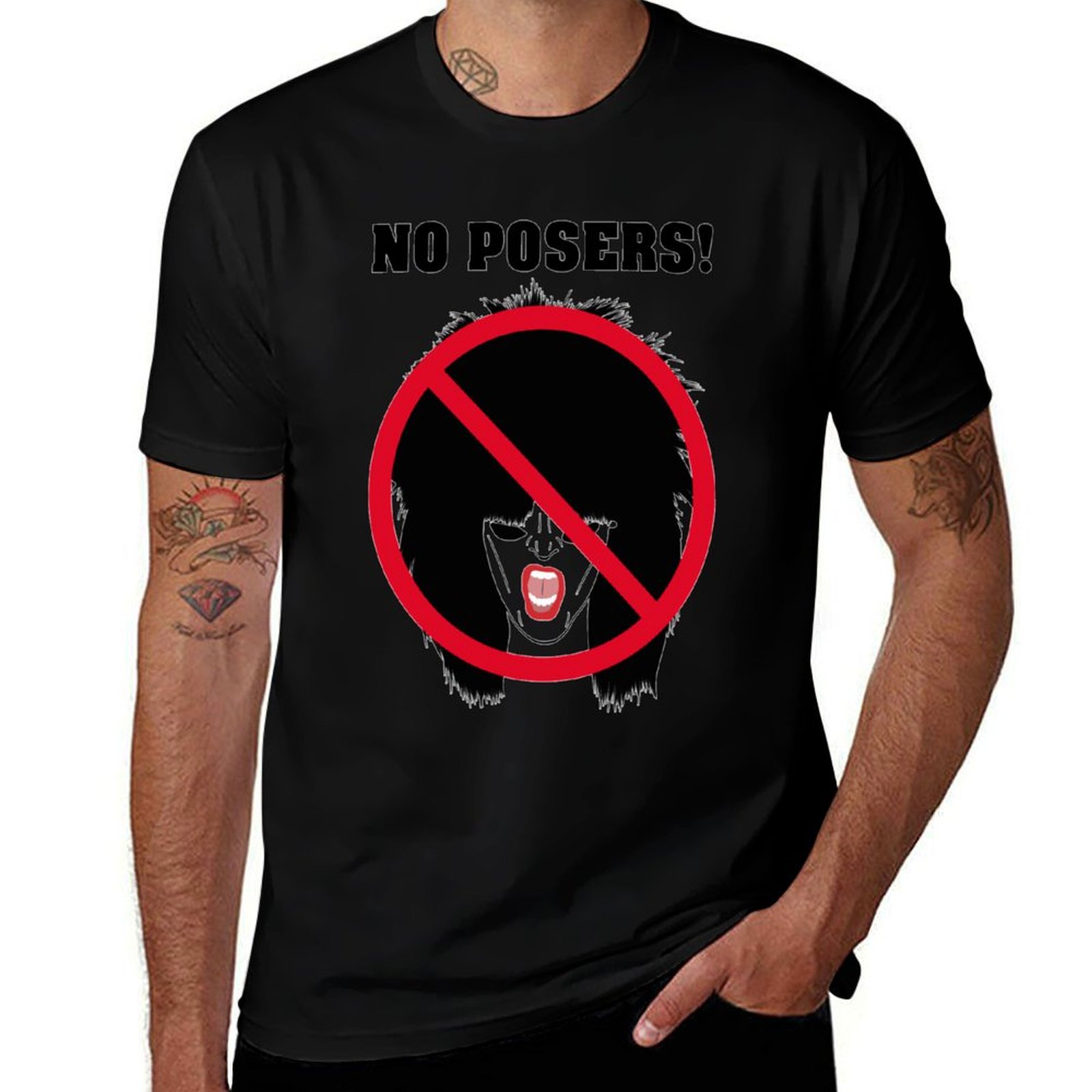 no art posers band 80s 90s ret - Band Tee Faded 90S 评论和价格