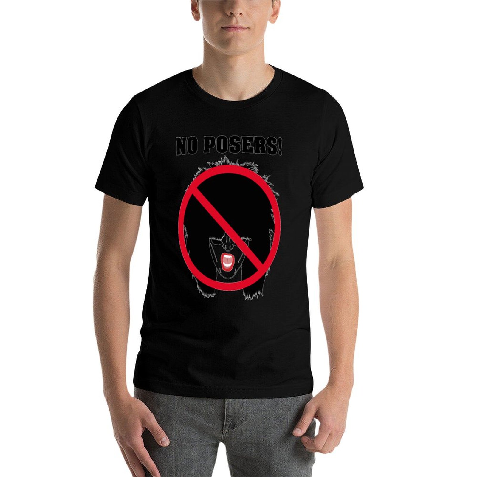 no art posers band 80s 90s ret - Band Tee Faded 90S 评论和价格