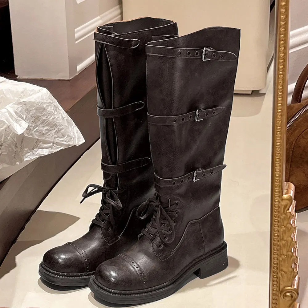 Women's Knee High Boots Vintag - Vintage Fashion Boots 评论和价格
