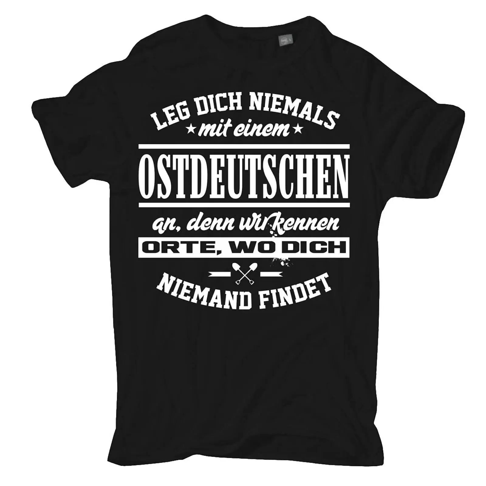 Herren T Shirt Leg Dich nie mi - Vintage Fashion Herren 评论和价格