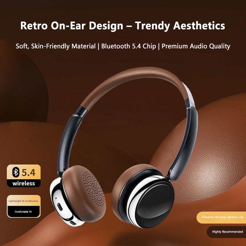 Retro Wireless Bluetooth Over  - Vintage Fashion Videos 评论和价格