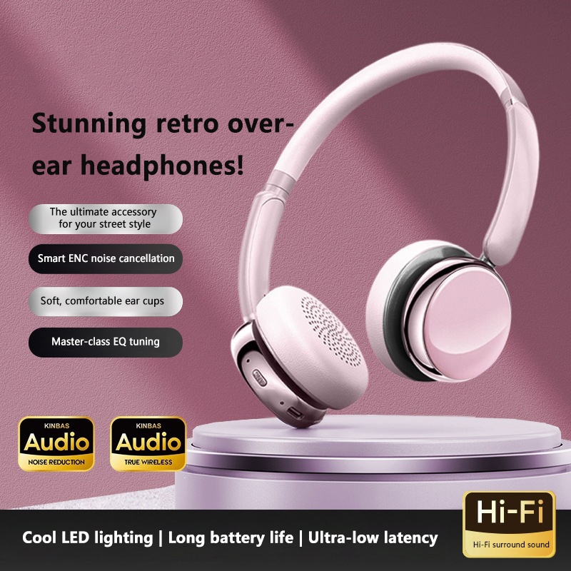Retro Wireless Bluetooth Over  - Vintage Fashion Videos 评论和价格