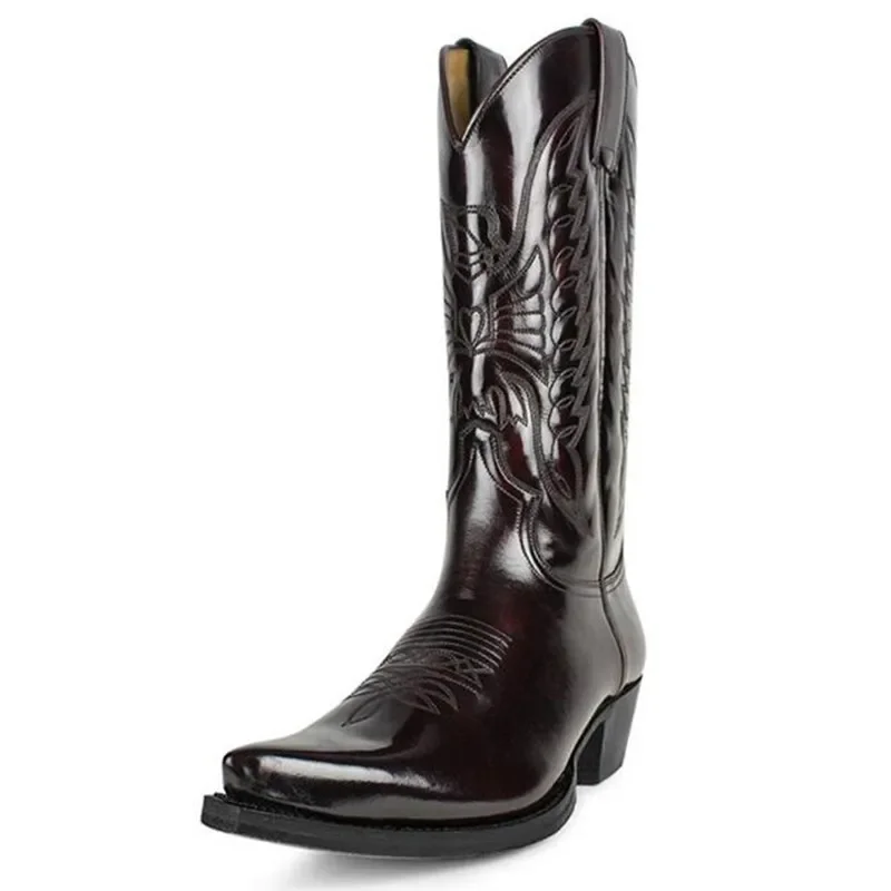 Cowboy Men Women Country Vinta - Vintage Fashion Boots 评论和价格