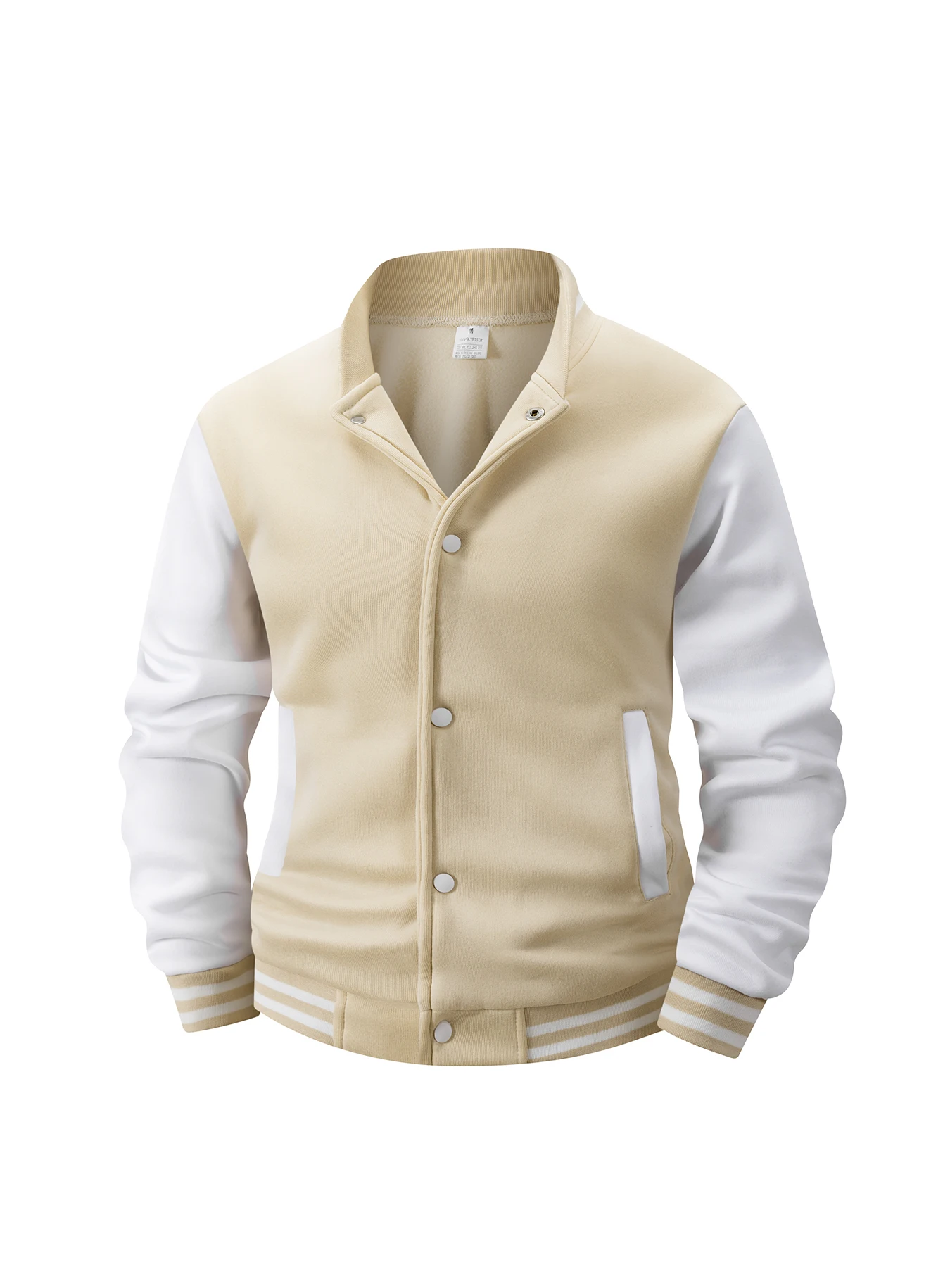 Men's Fleece-Lined Varsity Jac - Varsity Jacket Wool 评论和价格