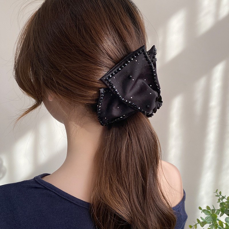 Elegant Large Rhinestones Bow  - Vintage Fashion Ornaments 评论和价格