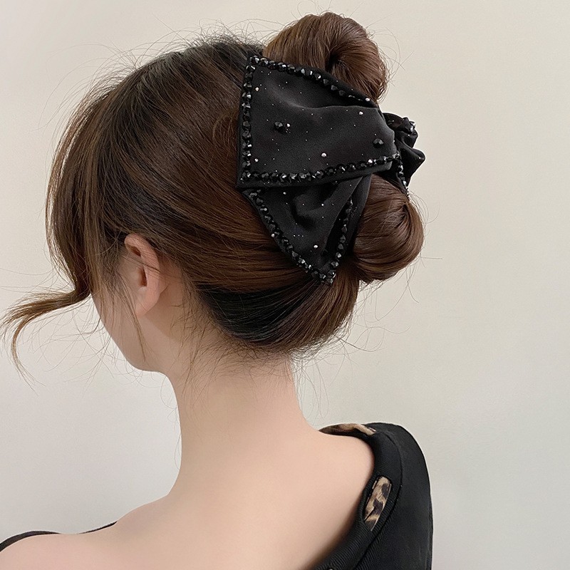 Elegant Large Rhinestones Bow  - Vintage Fashion Ornaments 评论和价格