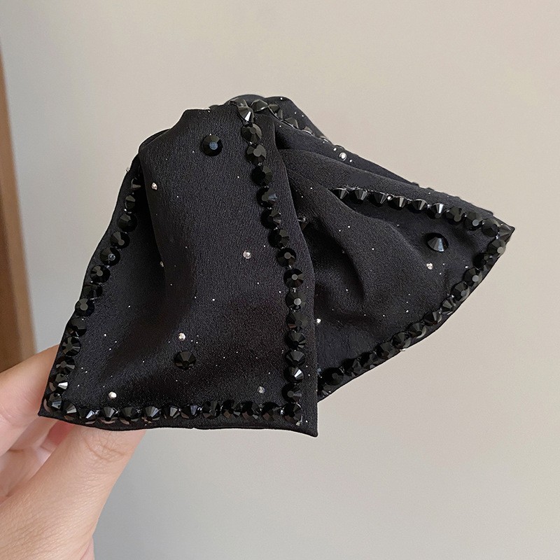Elegant Large Rhinestones Bow  - Vintage Fashion Ornaments 评论和价格