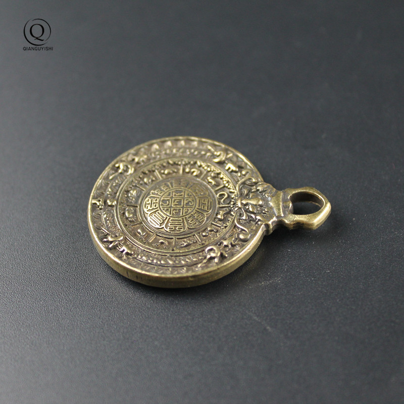 Vintage Brass Buddhist Tantra  - Vintage Fashion Tags 评论和价格