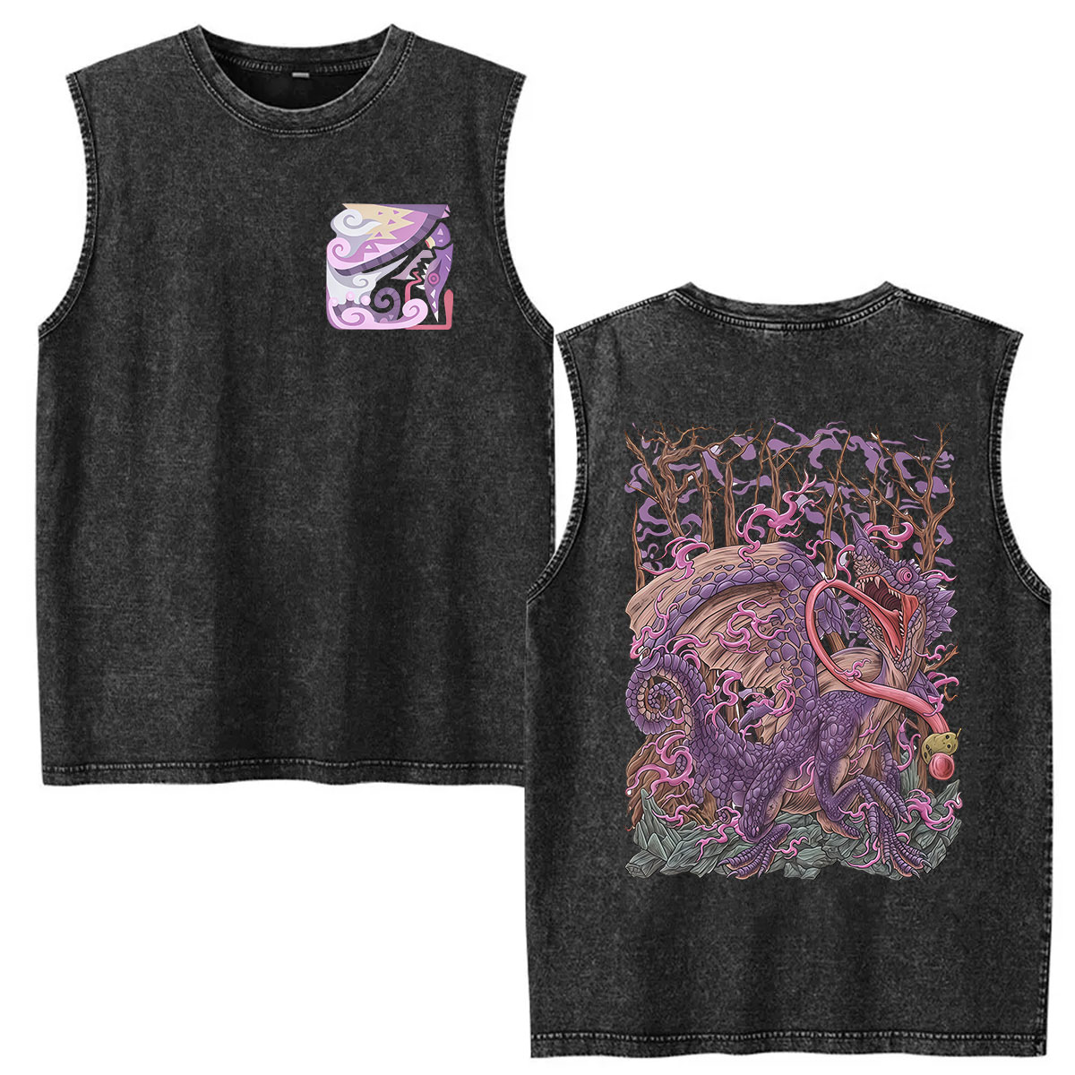 Vintage Washed Vest Monster Hu - Vintage Fashion Game 评论和价格