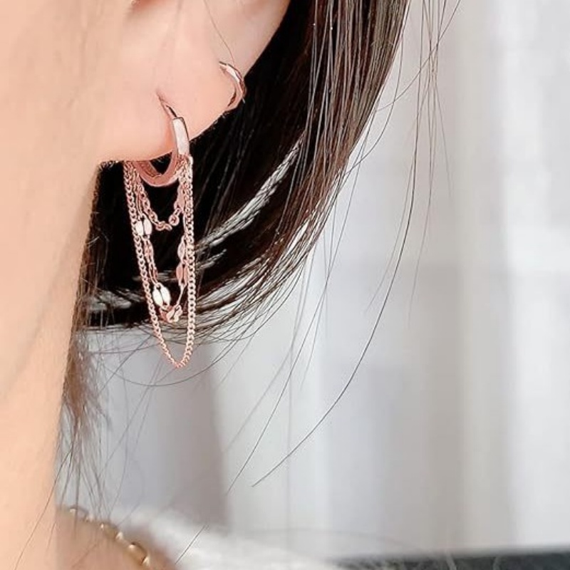 Punk Long Tassel Metal Chains  - Vintage Fashion For Mens 评论和价格