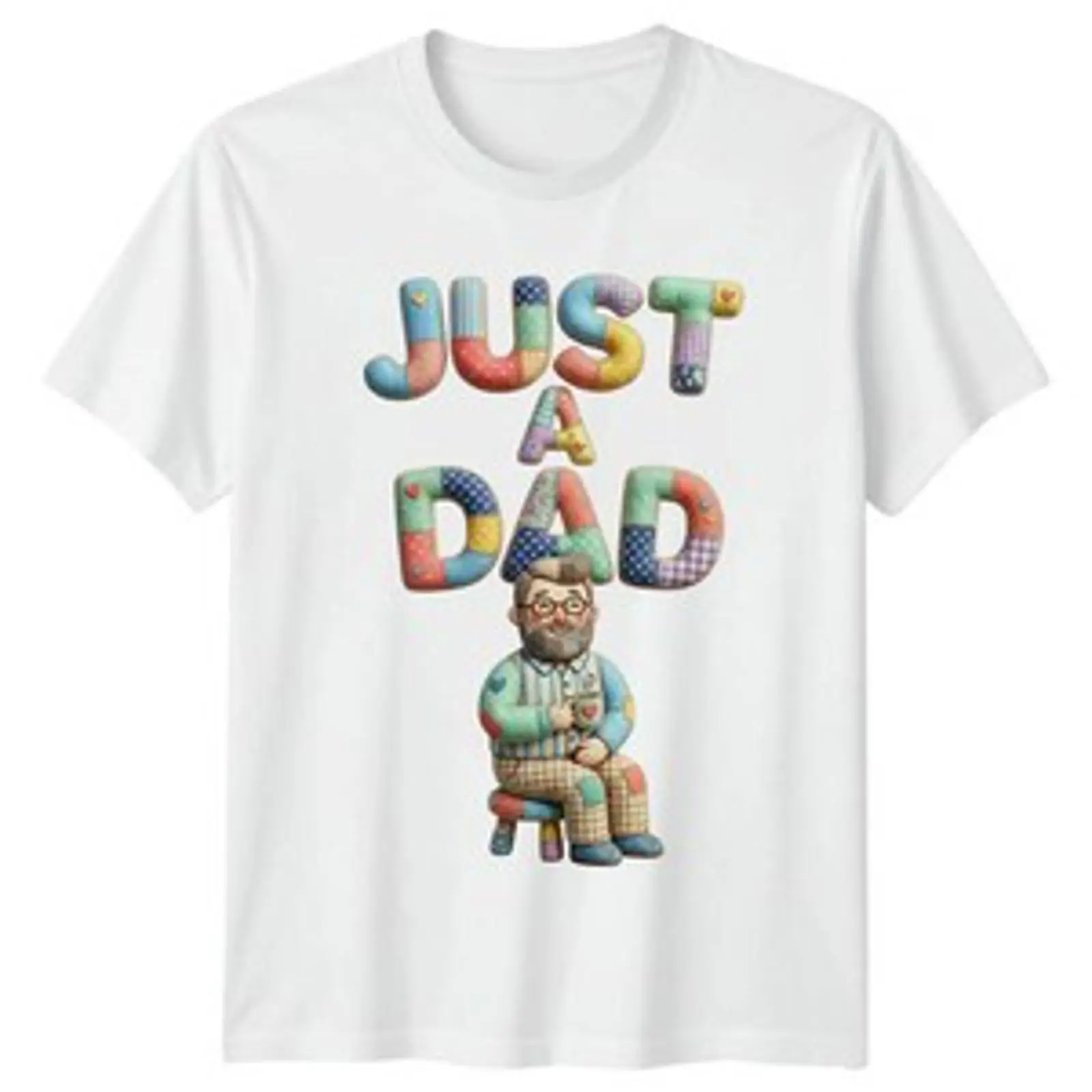 Just A Dad Herren T Shirt Vate - Vintage Fashion Herren 评论和价格