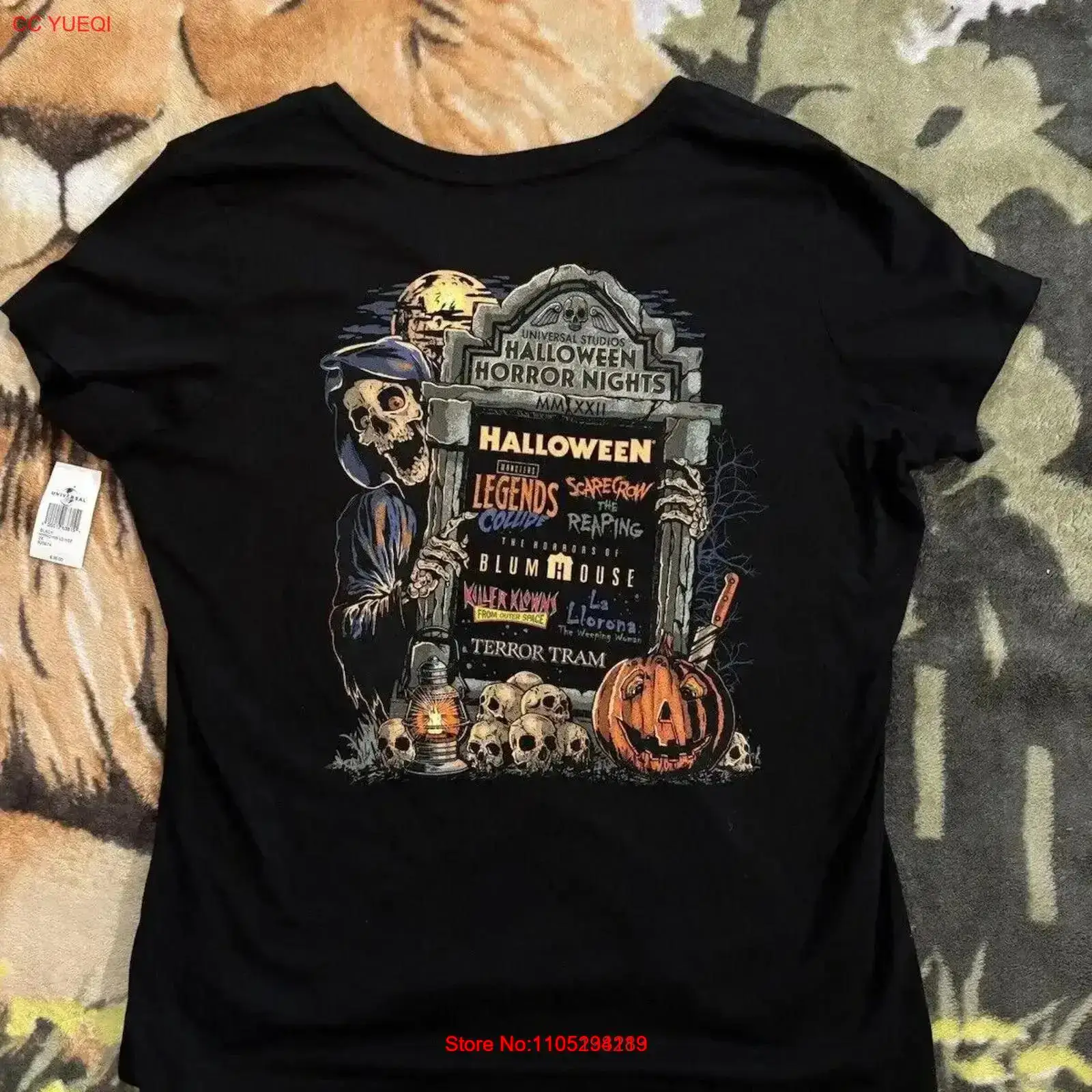 New Halloween Horror Nights T  - Vintage Fashion Tags 评论和价格