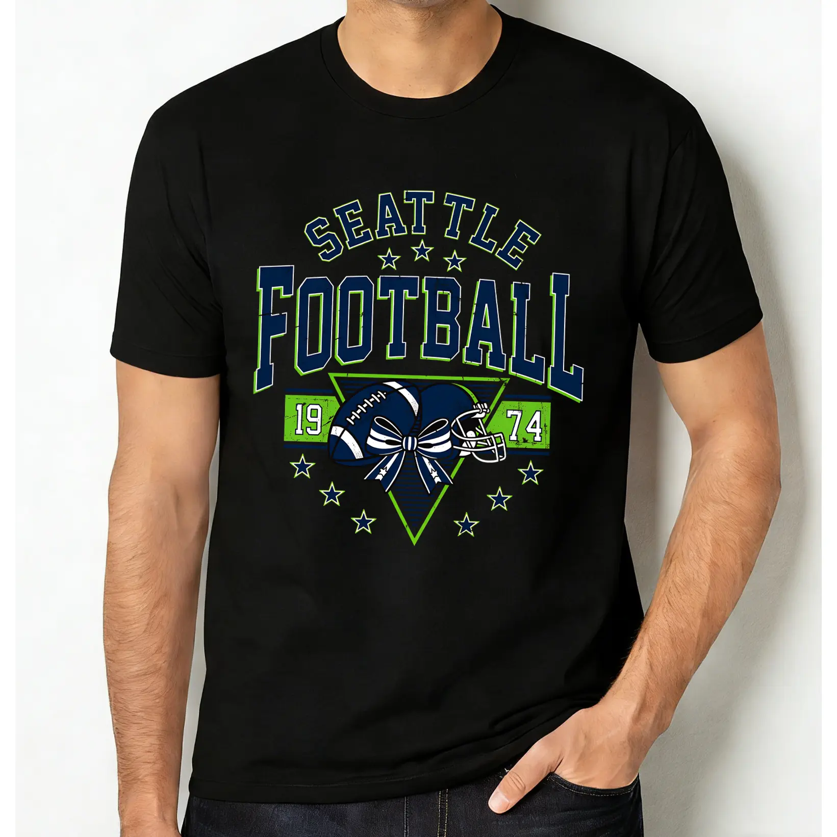 100% Cotton Vintage Seattle Fo - Vintage Fashion Game 评论和价格