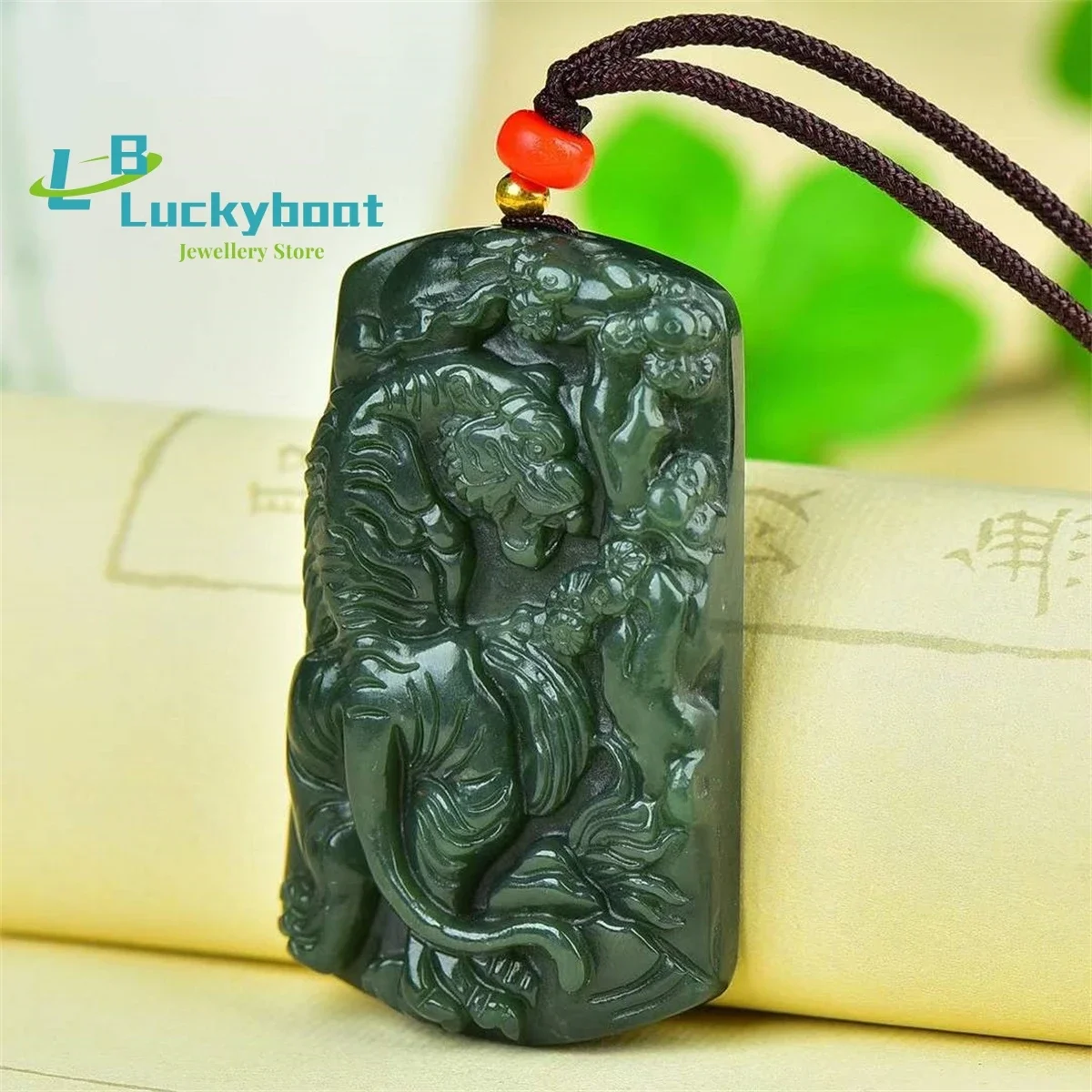 Natural Hetian Qingyu Zodiac T - Vintage Fashion Tags 评论和价格